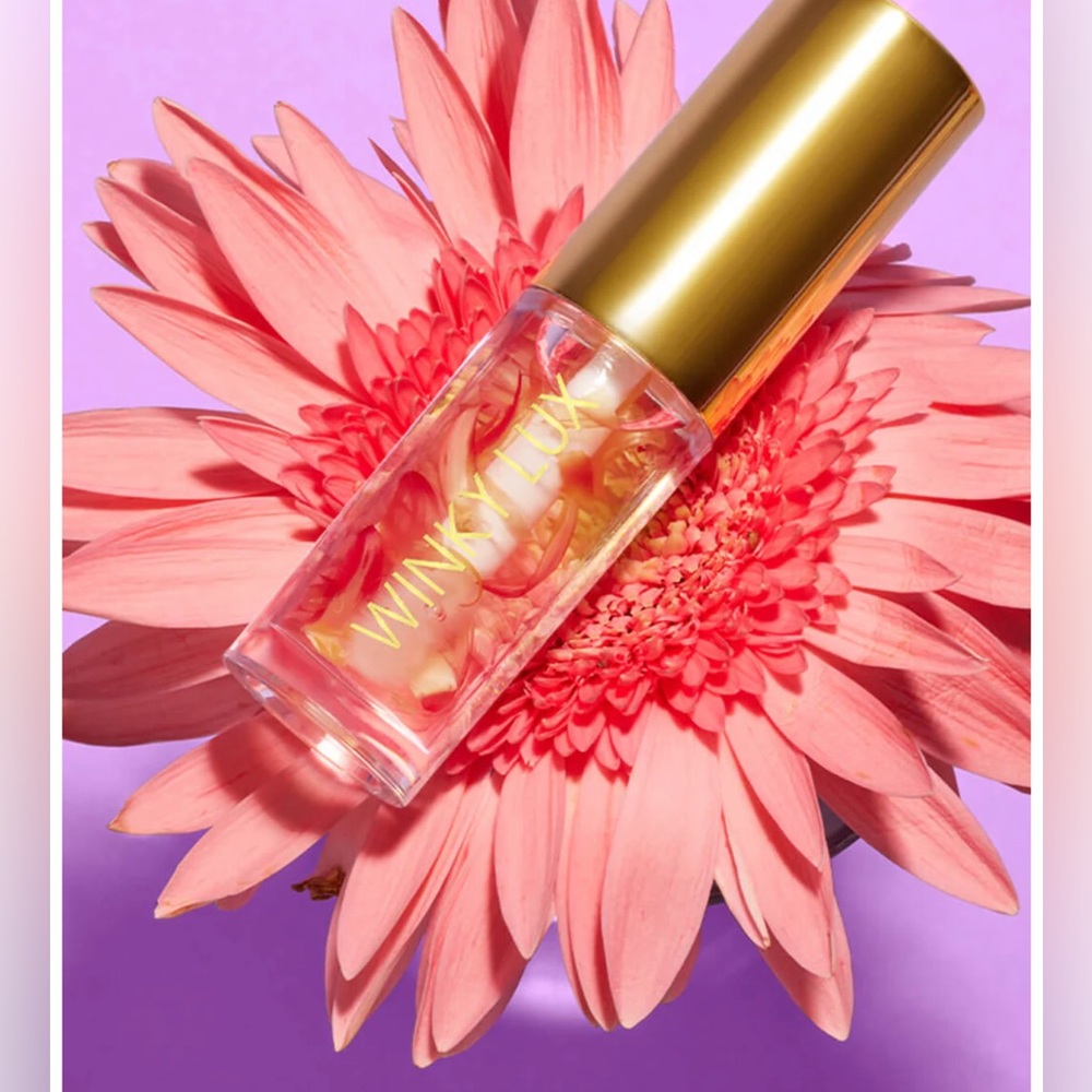 Winky Lux Flower Petal infused Lip Oil 2 pack new